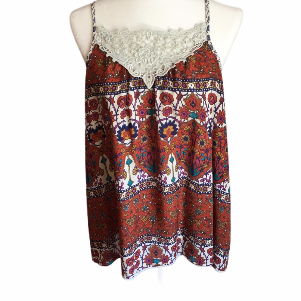 🐞Jolt Boho Style Sleeveless Top EUC